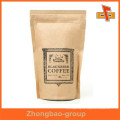 China fabricante de rotogravura de umidade prova plástico ziplock stand up sacos de embalagem de grãos de café para armazenamento de café